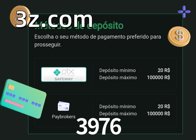 O cassino 3976bet oferece uma grande variedade de métodos de pagamento